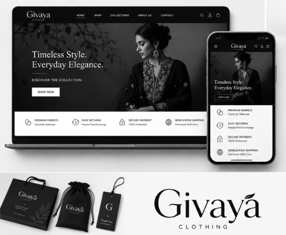 Clothing Branding Services done for Givaya